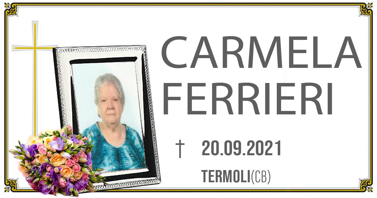 CARMELA FERRIERI 20-09-2021 